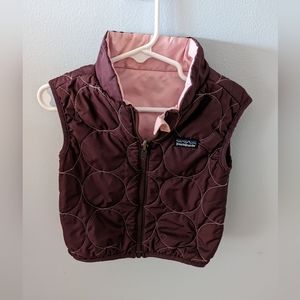 18 Month Patagonia base layer and reversible vest set.